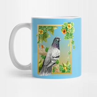 Botanical Pigeon Mug